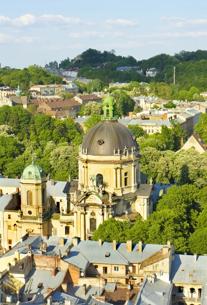 Lvov (Lviv), Ukraine, Dominican cathedral — Stock Photo, Image