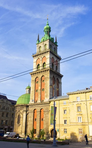 Lvov, Antagelse kirke - Stock-foto