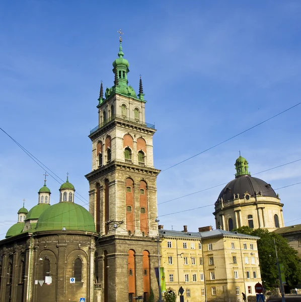 Lwov, Himmelfahrtskirche — Stockfoto