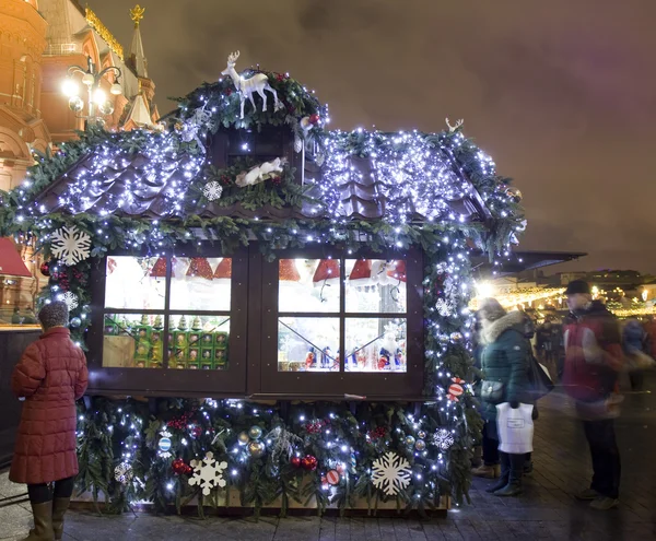 Julmarknad för moskon — Stockfoto