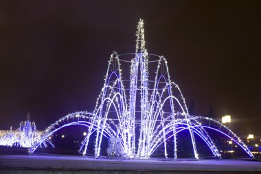 Noel aydınlatma, Moskova