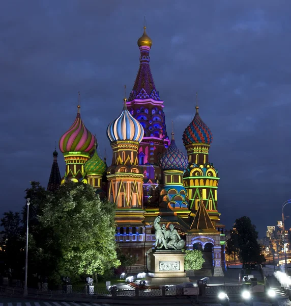 Moscow, Saint Basils cathedral — Stock Photo, Image