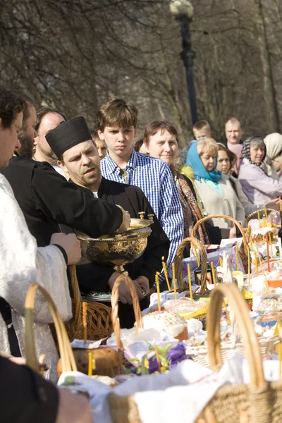 Påsk i Moskva — Stockfoto