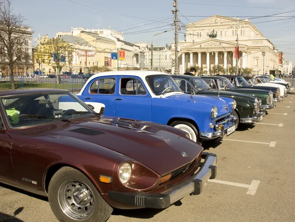 Rally de coches viejos — Foto de Stock