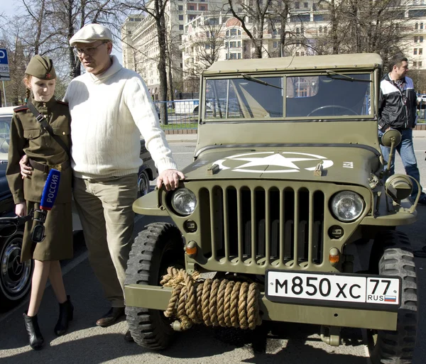 Coche retro Willys MB — Foto de Stock