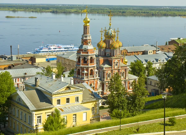 Nizhni Novgorod, Russia, Stroganovskaya church — Stock Photo, Image