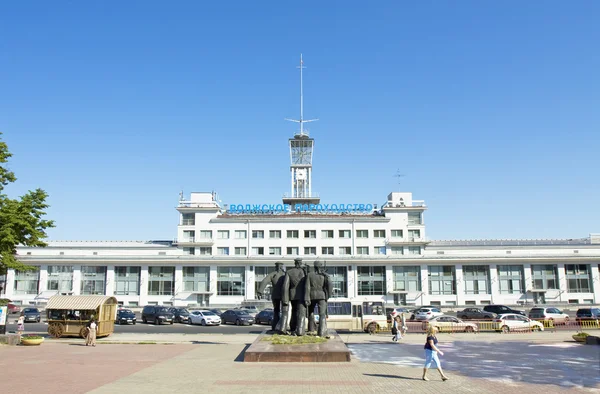 Речной порт Нижнего Новгорода — стоковое фото