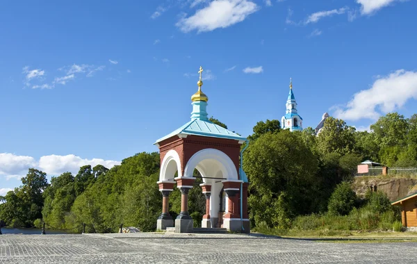 Eiland Valaam, Saint Nicholas kapel — Stockfoto