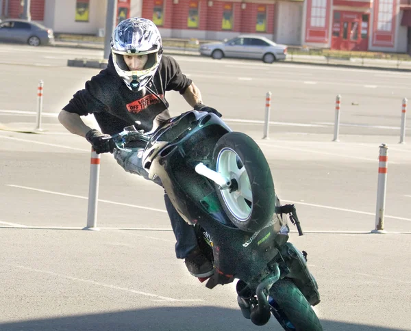 Moscou, festival du motosport extrême — Photo