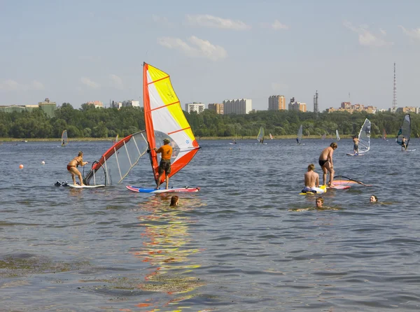 Moscou, planche à voile — Photo