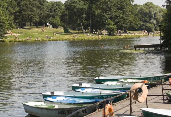 Moskou, park Kuzminki — Stockfoto