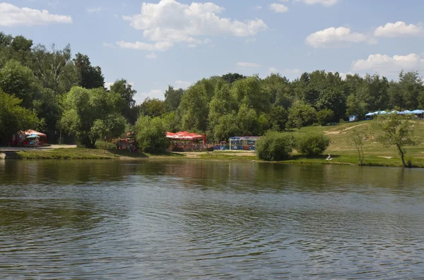 Moskau, park kuzminki — Stockfoto