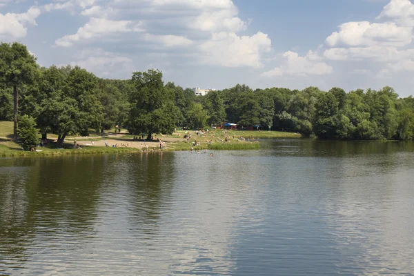 Moskou, park Kuzminki — Stockfoto