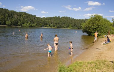 Moskova, plaj Serebryany bor