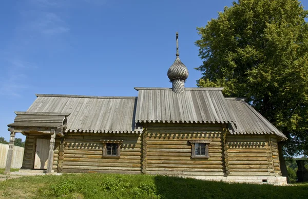 Россия, деревянная церковь — стоковое фото