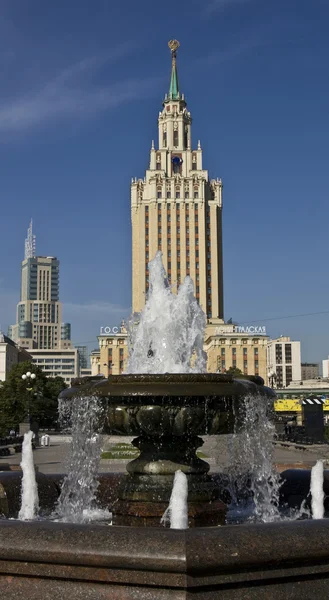 Moscú, hotel Leningradskaya Hilton — Foto de Stock