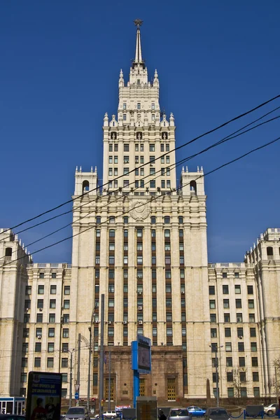 Moskwa, wysoki wzrost, budowa — Zdjęcie stockowe