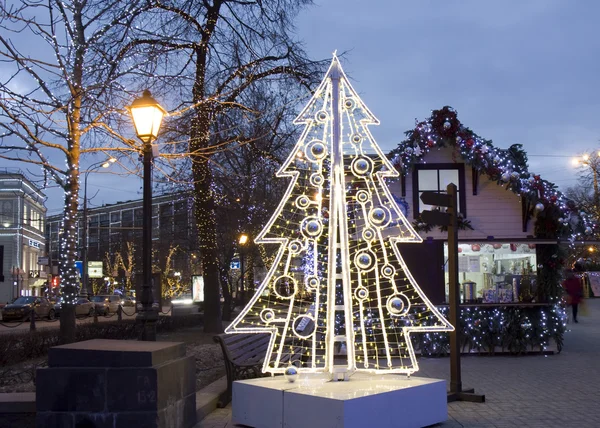 Kerstmis Moskou — Stockfoto