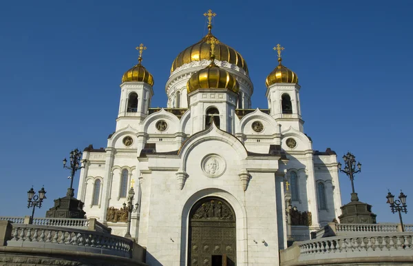 Moscú, catedral de Jesucristo Salvador — Foto de Stock