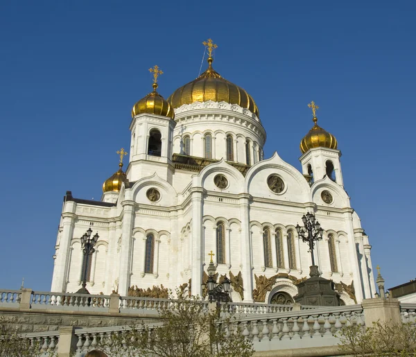 Moskou, kathedraal van Jezus Christus Verlosser — Stockfoto