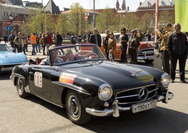 Retro araba Mercedes