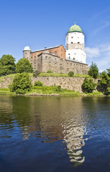 Castillo en Vyborg, Rusia Fotos de stock libres de derechos