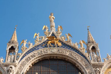 San Marco Katedrali, ayrıntı, Venedik, İtalya.