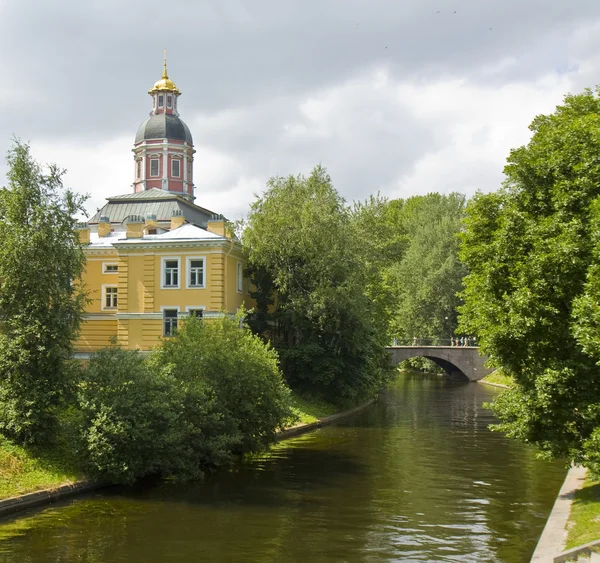 St. petersburg, kloster lavra av alexander Nevski — Stockfoto