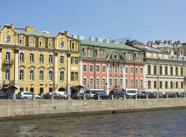 St. petersburg, floden fontanka — Stockfoto