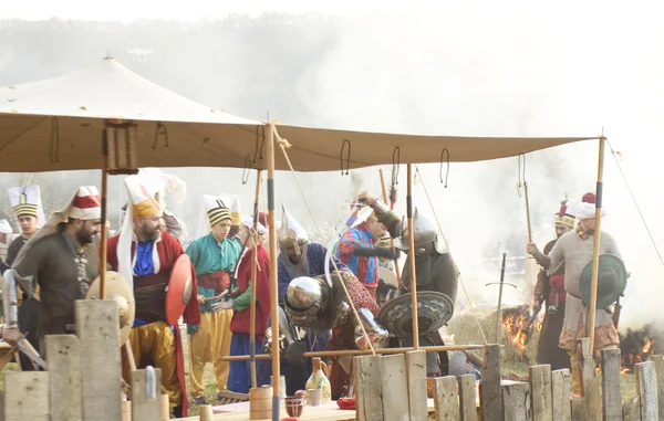 Historical reenactment in Varna — Stock Photo, Image