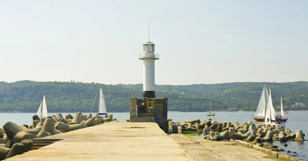 Zeilregatta, Varna — Stockfoto