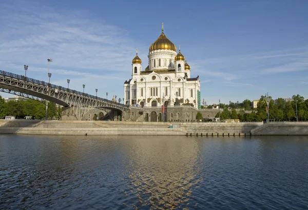 Moscou, catedral de Jesus Cristo Salvador — Fotografia de Stock