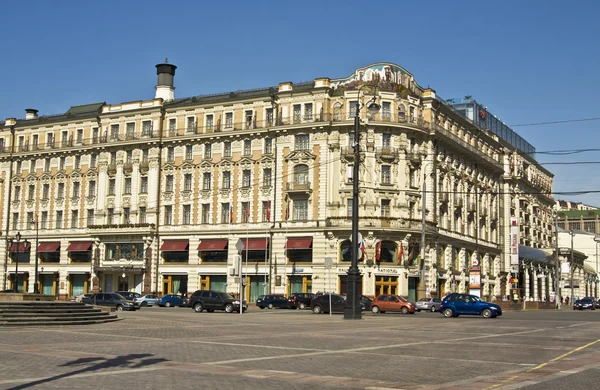 Moskwa, hotel National — Zdjęcie stockowe
