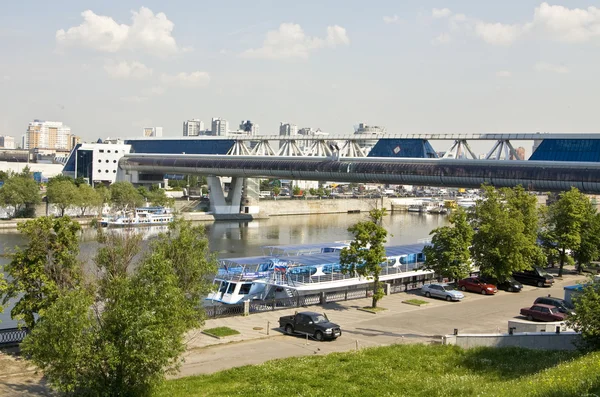 Moskauer Bagrationowski-Brücke — Stockfoto