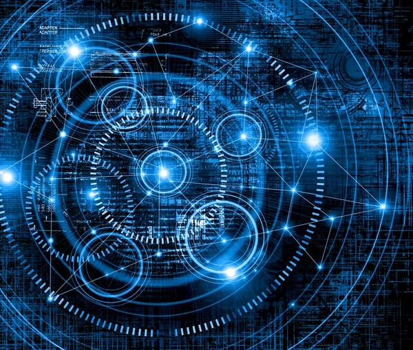 Mejor Concepto de Internet de negocio global.Formación tecnológica. Rays símbolos Wi-Fi, de Internet, televisión, comunicaciones móviles y por satélite — Foto de Stock