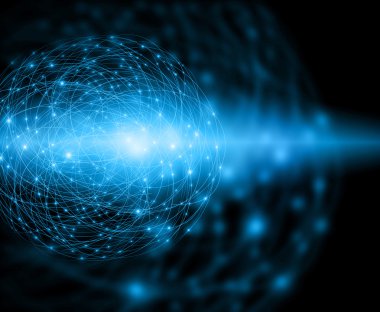 En iyi Internet kavramı küresel iş. Teknolojik arka plan. Sembolleri Wi-Fi, Internet, televizyon, telefon ve uydu iletişim ışınları