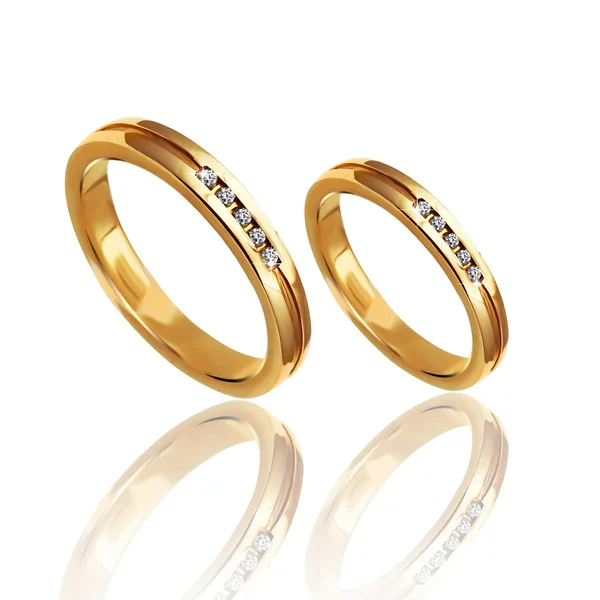 Καλύτερο γάμου και δαχτυλίδι αρραβώνων — Φωτογραφία Αρχείου