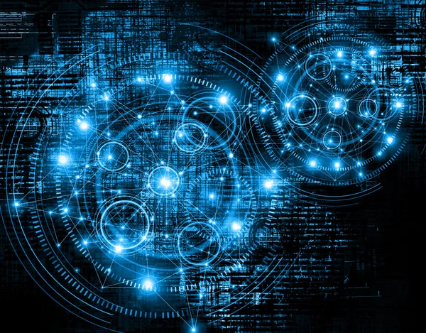 Mejor Concepto de Internet de negocio global.Formación tecnológica. Rays símbolos Wi-Fi, de Internet, televisión, comunicaciones móviles y por satélite — Foto de Stock