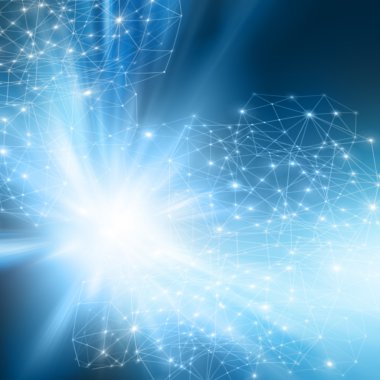 En iyi Internet kavramı küresel iş. Teknolojik arka plan. Sembolleri Wi-Fi, Internet, televizyon, telefon ve uydu iletişim ışınları