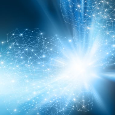 En iyi Internet kavramı küresel iş. Teknolojik arka plan. Sembolleri Wi-Fi, Internet, televizyon, telefon ve uydu iletişim ışınları