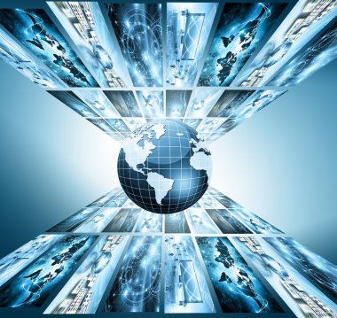 televizyon ve internet üretim teknolojisi kavramı