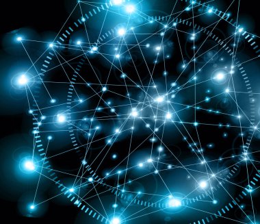 En iyi Internet kavramı küresel iş. Teknolojik arka plan. Sembolleri Wi-Fi, Internet, televizyon, telefon ve uydu iletişim ışınları
