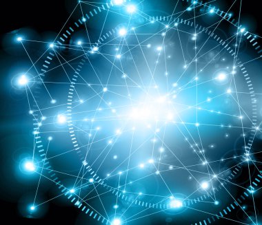 En iyi Internet kavramı küresel iş. Teknolojik arka plan. Sembolleri Wi-Fi, Internet, televizyon, telefon ve uydu iletişim ışınları