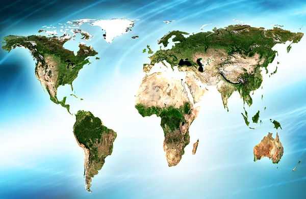 Mapa tierra. Mejor Concepto de negocio global de la serie de conceptos. (Elementos de esta imagen proporcionados por la NASA ) —  Fotos de Stock