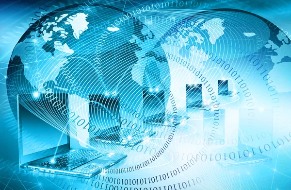 Beste internet concept van wereldwijde business — Stockfoto