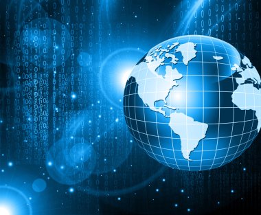 En iyi Internet kavramı küresel iş kavramları serisi. Teknolojik altyapı. Elektronik, parlak çizgiler ve ışınları, sembolleri internet, radyo, televizyon, telefon ve uydu iletişim