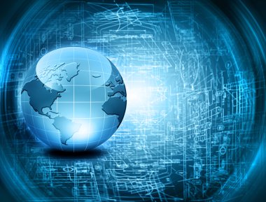En iyi Internet kavramı küresel iş kavramları serisi. Teknolojik altyapı. Elektronik, parlak çizgiler ve ışınları, sembolleri internet, radyo, televizyon, telefon ve uydu iletişim
