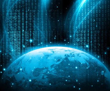 En iyi Internet kavramı küresel iş kavramları serisi. Teknolojik altyapı. Elektronik, parlak çizgiler ve ışınları, sembolleri internet, radyo, televizyon, telefon ve uydu iletişim