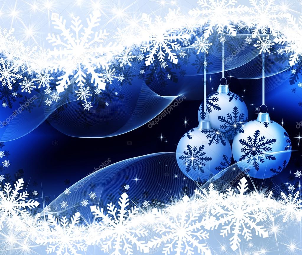 クリスマスの背景ブルー ストック写真 C Stori