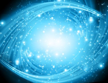 Arkaplanda kar taneleri ve yıldızlar iniyor